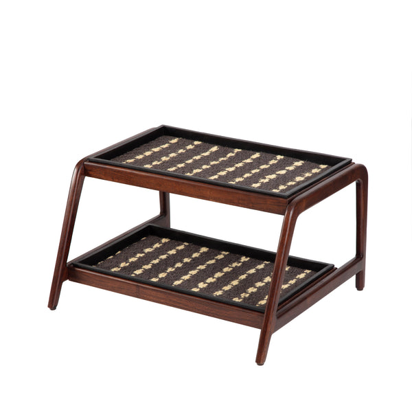 Wooden Boot Tray (Double Tier) - Stevie & Paul (008)