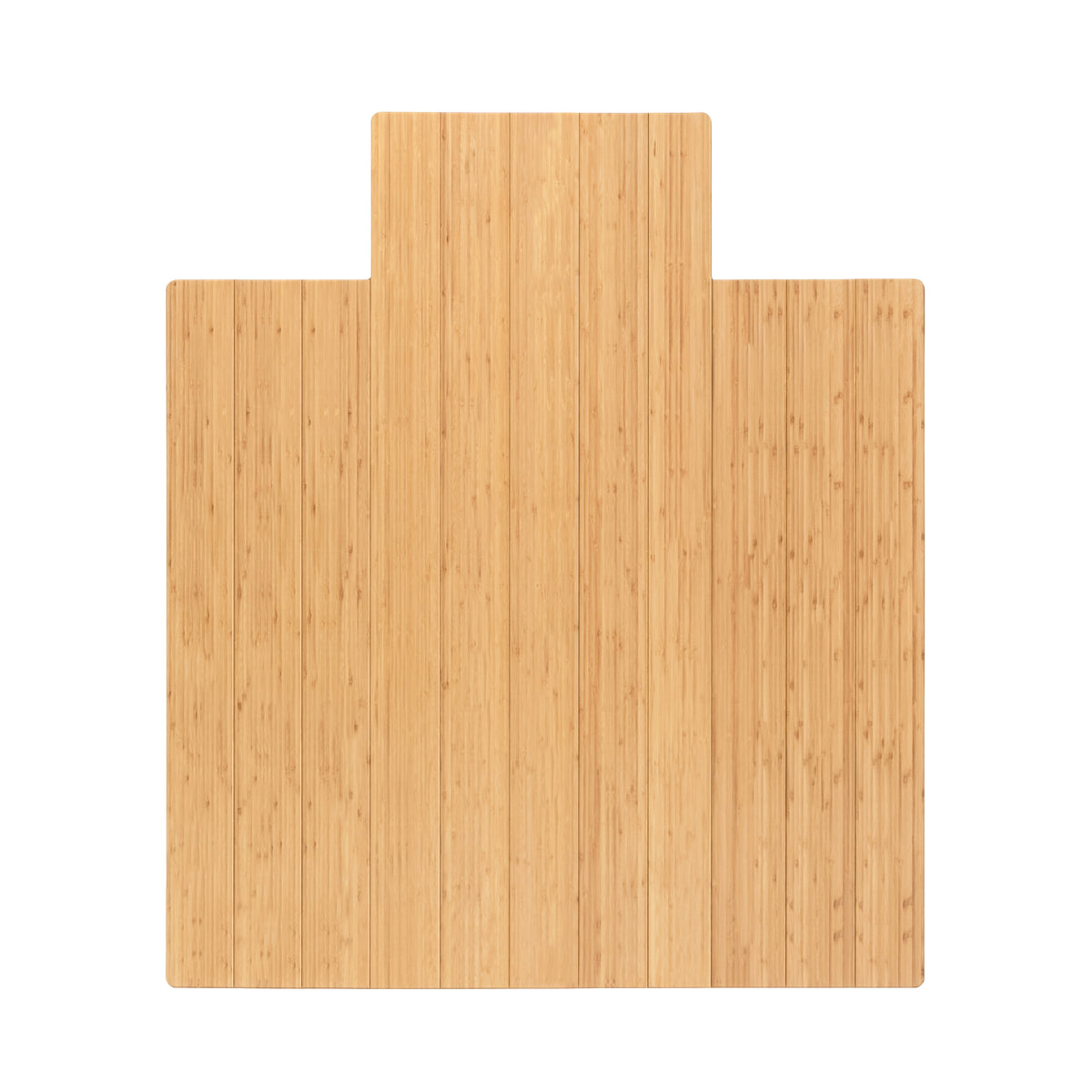 Deluxe Bamboo Chair Mat (With Lip)