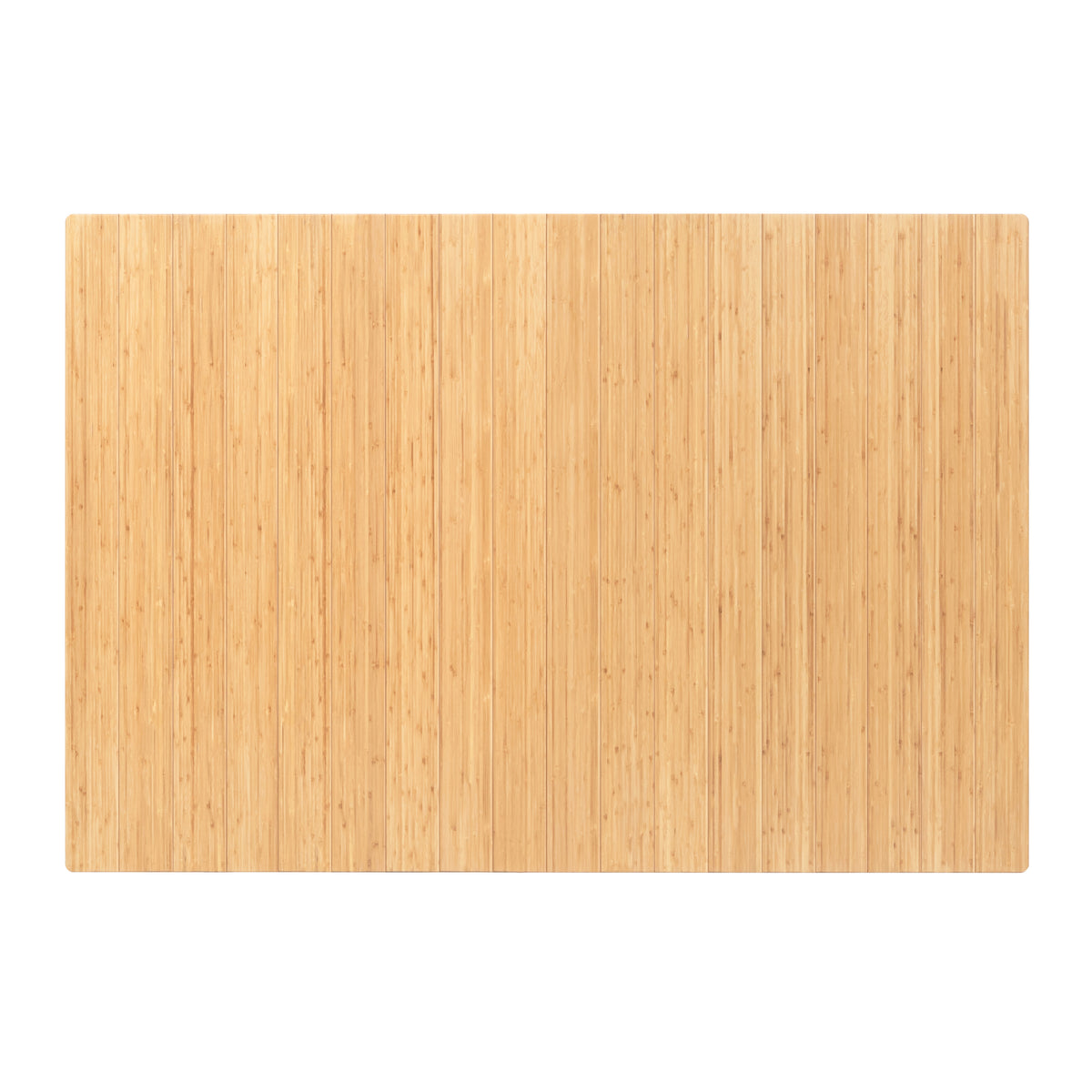 Deluxe Bamboo Chair Mat (No Lip)