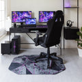 Load image into Gallery viewer, Cracked Ice Purple Gaming Rug&#39;d Chair Mat™