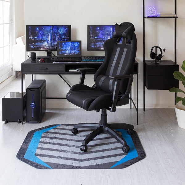 Prizm Blue Gaming Rug'd Chair Mat™