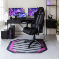 Load image into Gallery viewer, Prizm Purple Gaming Rug&#39;d Chair Mat™