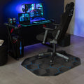 Load image into Gallery viewer, Kaleidoscope Blue Gaming Rug&#39;d Chair Mat™