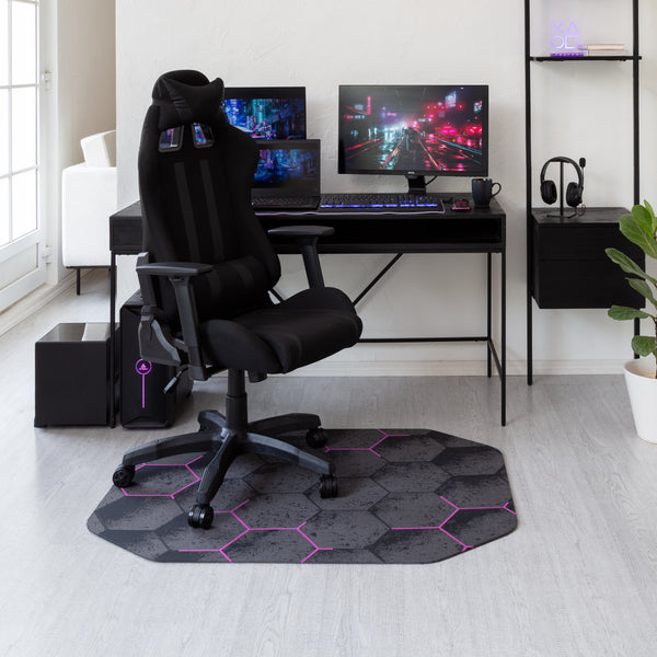 Kaleidoscope Purple Gaming Rug'd Chair Mat™