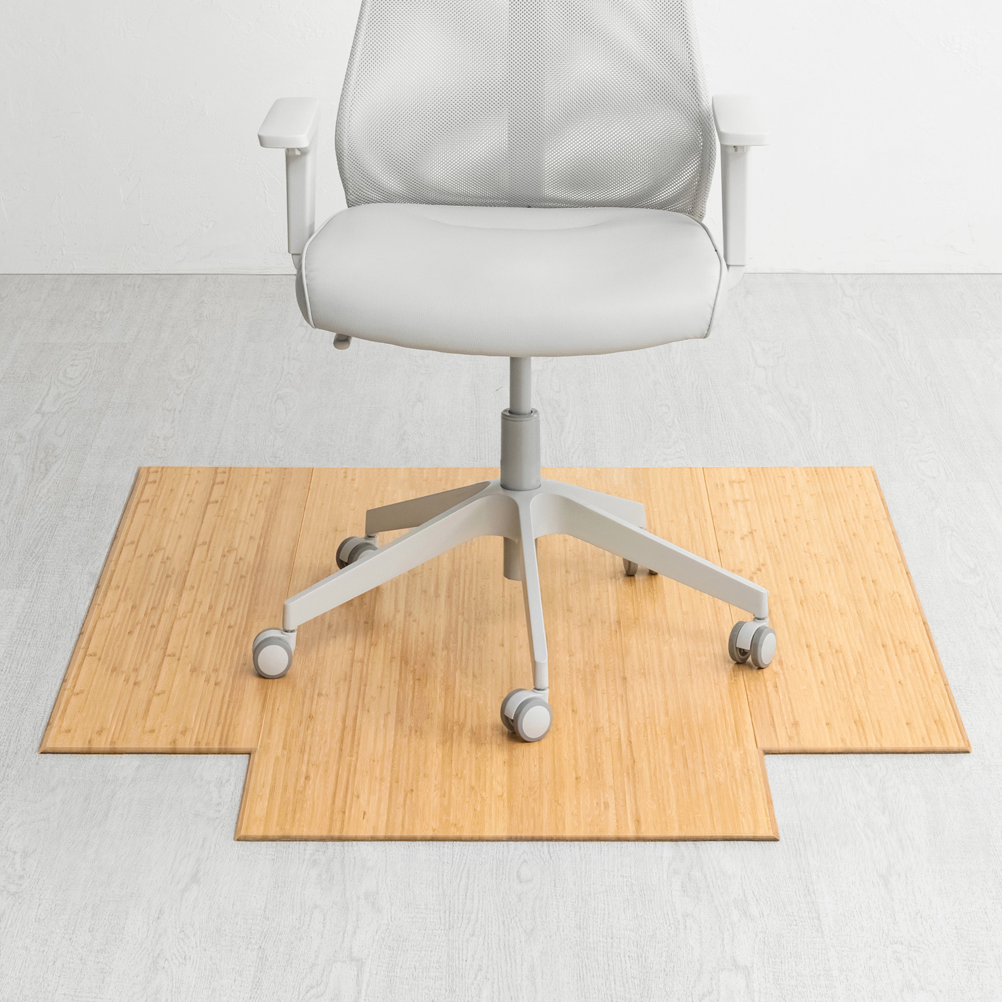 Anji Mountain Plush Bamboo Chair Mat With Lip