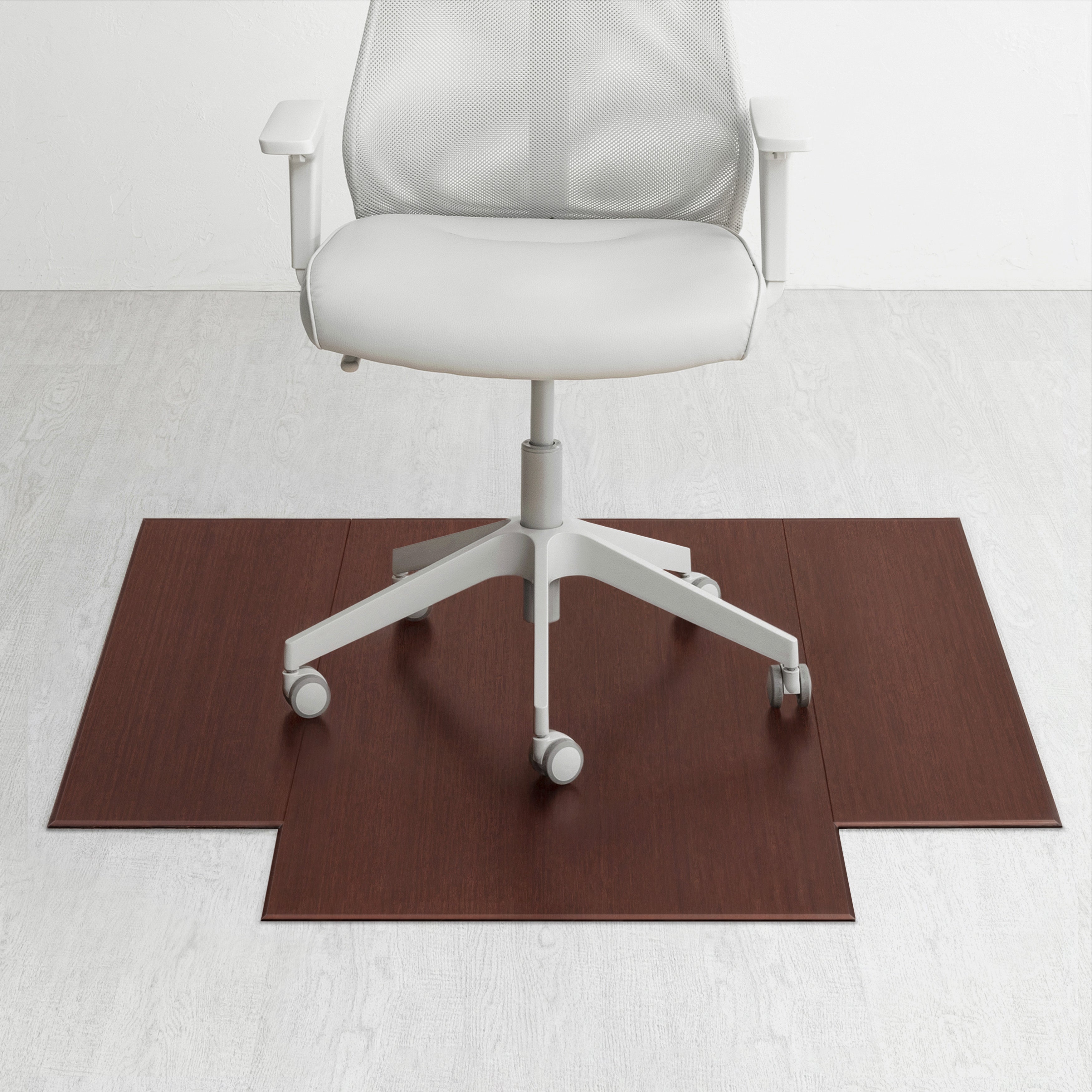 Anji Mountain Plush Bamboo Chair Mat With Lip
