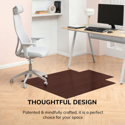 Plush Bamboo Chair Mat (With Lip)