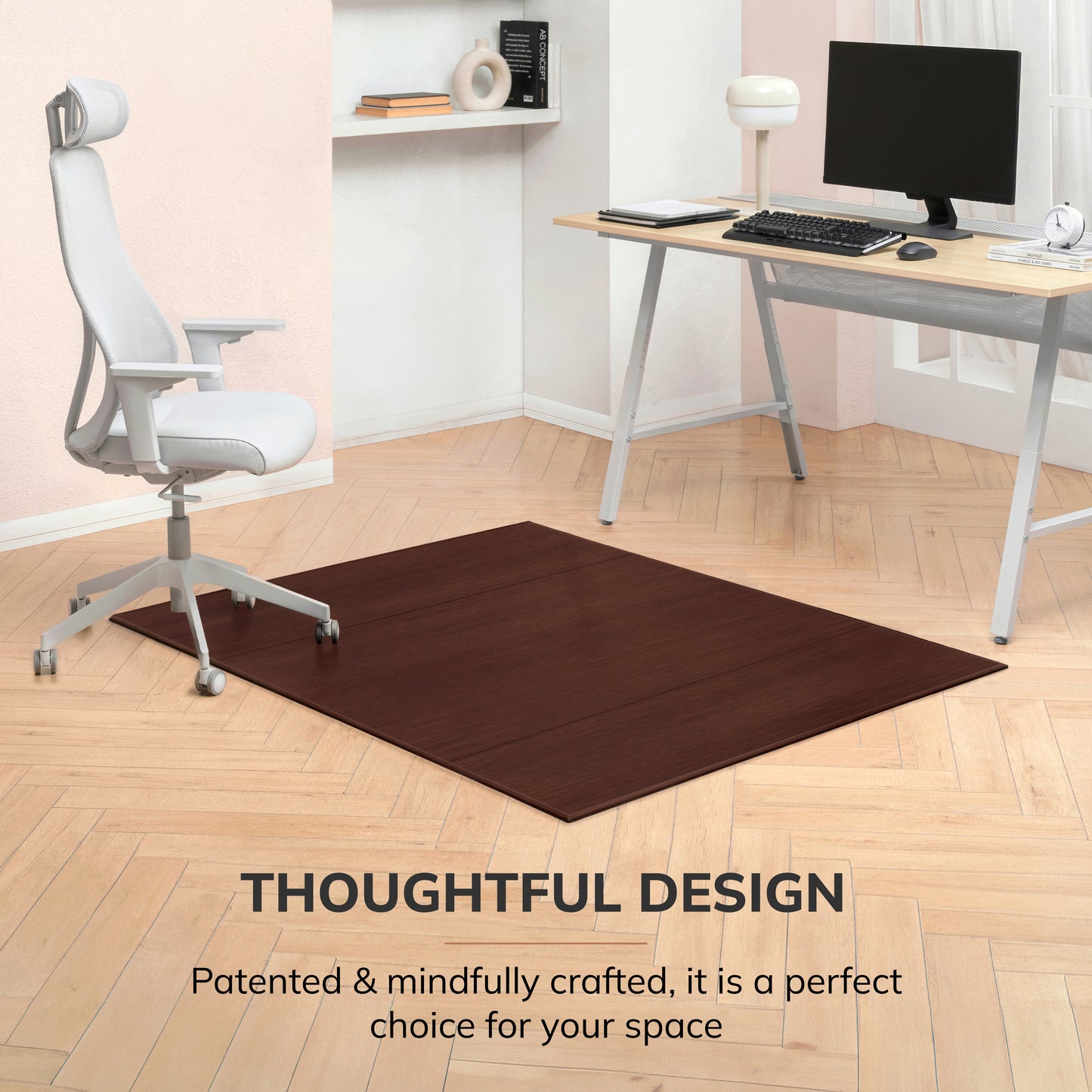 Plush Bamboo Chair Mat (No Lip)