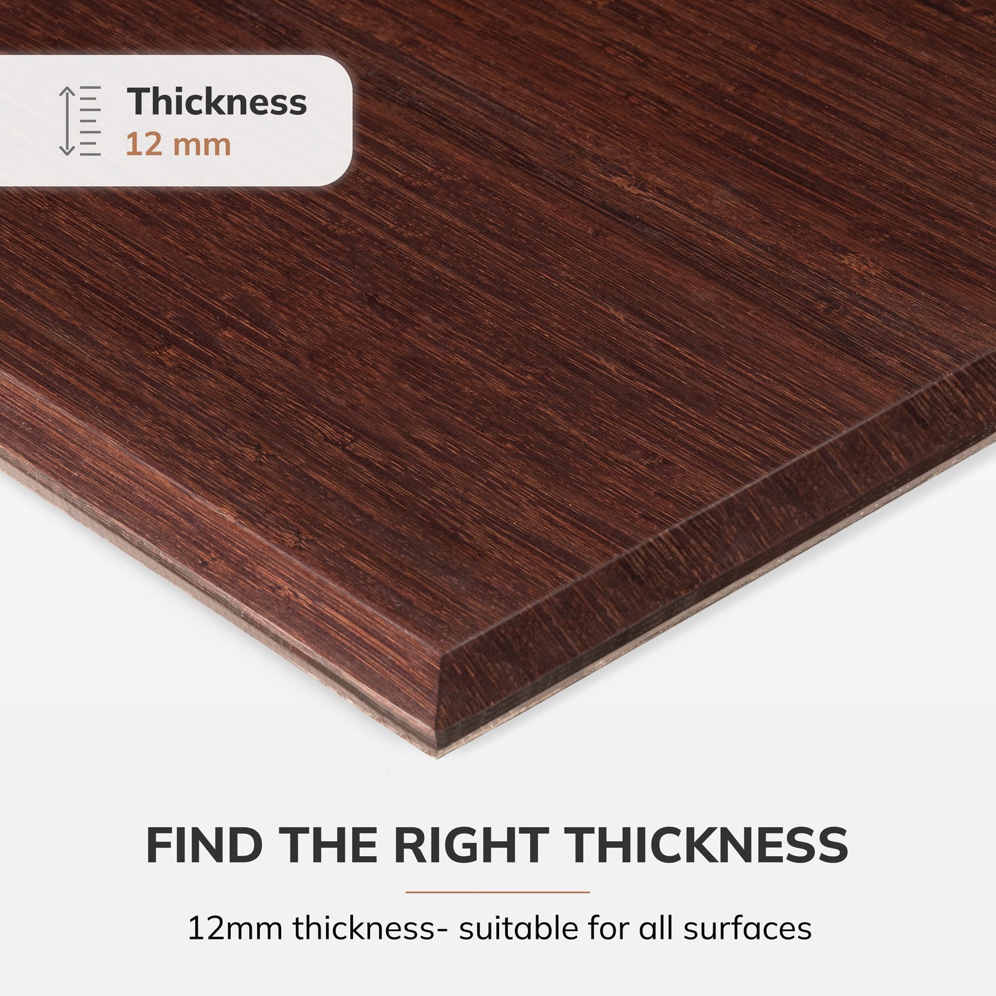 Plush Bamboo Chair Mat (No Lip)