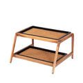 Load image into Gallery viewer, Wooden Boot Tray (Double Tier) - Smoked Oak (001)