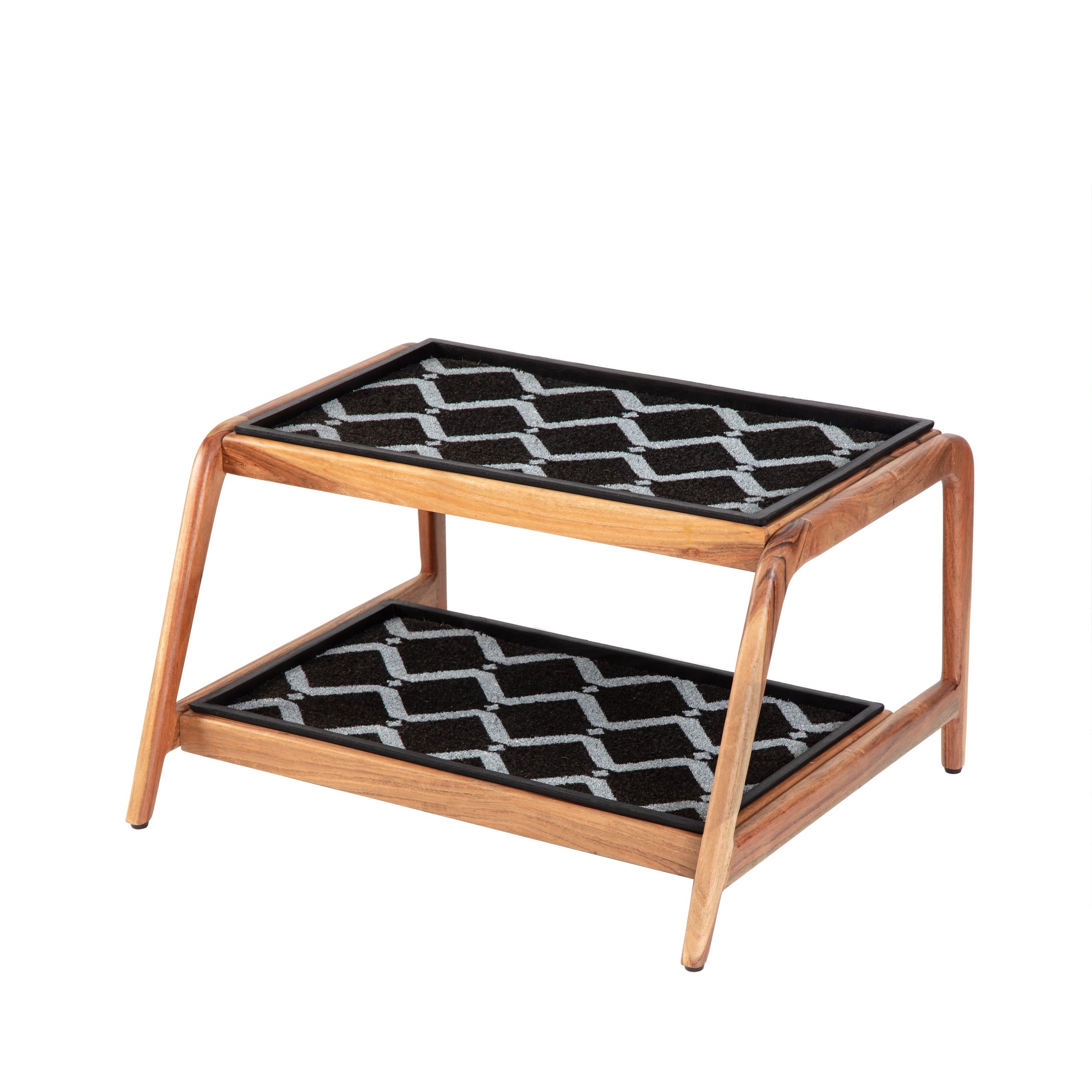 Wooden Boot Tray (Double Tier) - San Tropez (014)