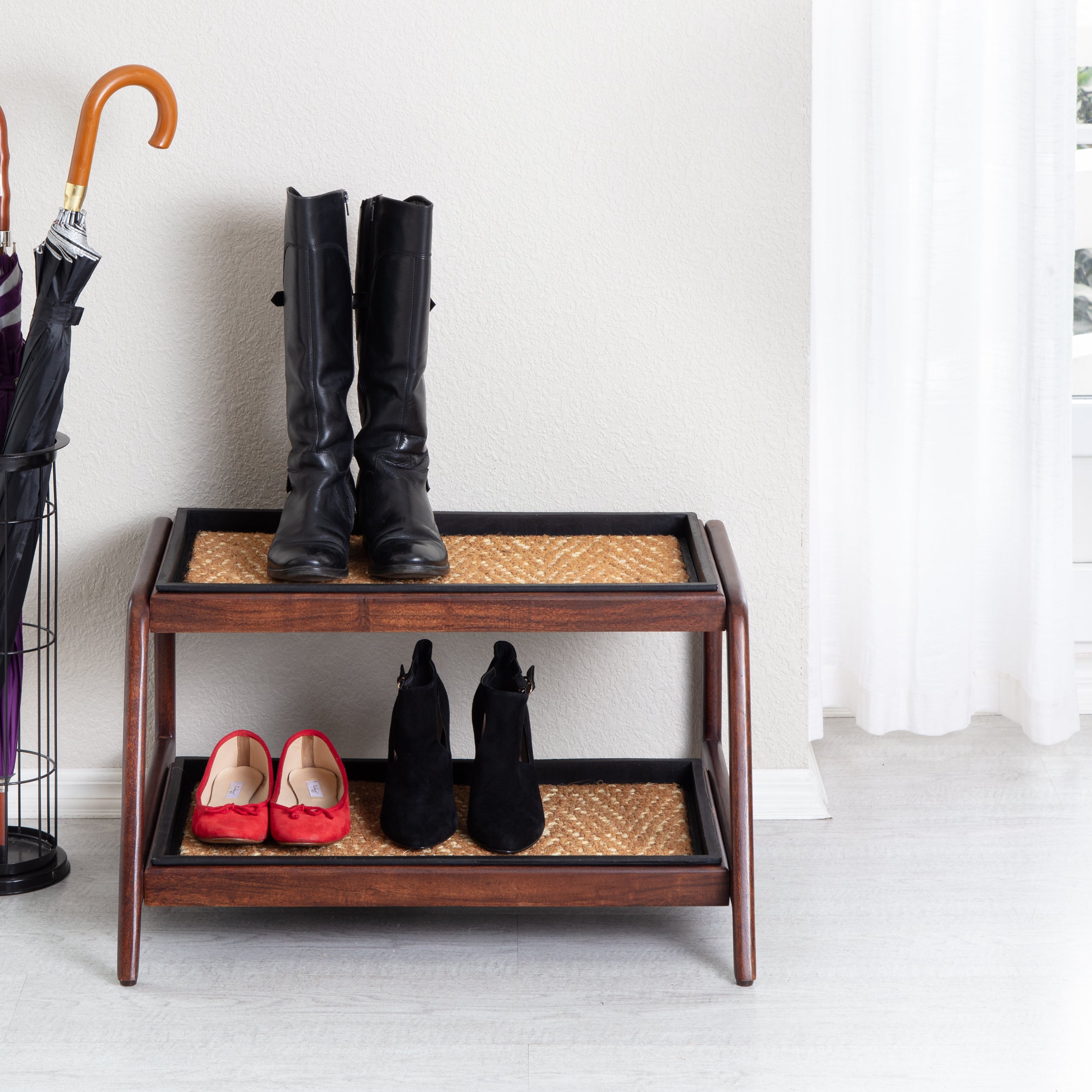 Boot tray rack sale