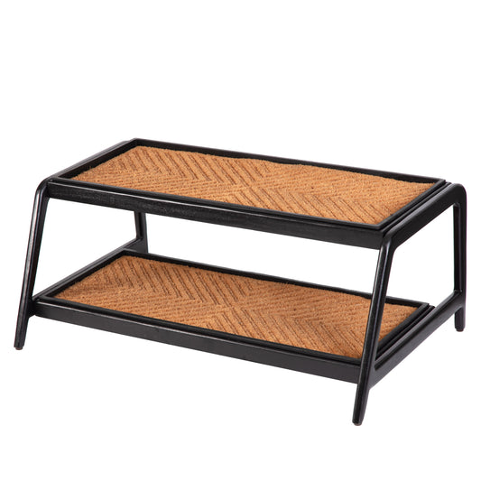 Wooden Boot Tray (Double Tier) - Arrowhead (017)