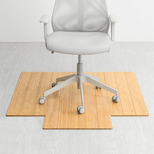 Deluxe Bamboo Chair Mat (With Lip)