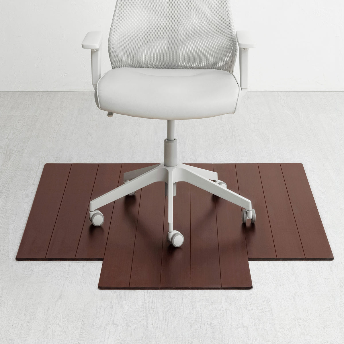 Deluxe Bamboo Chair Mat (With Lip)