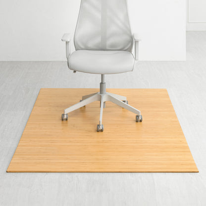 Deluxe Bamboo Chair Mat (No Lip)