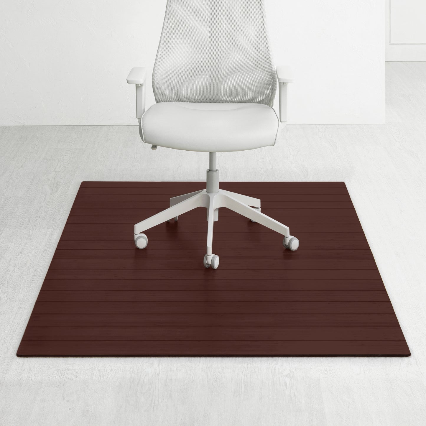 Deluxe Bamboo Chair Mat (No Lip)