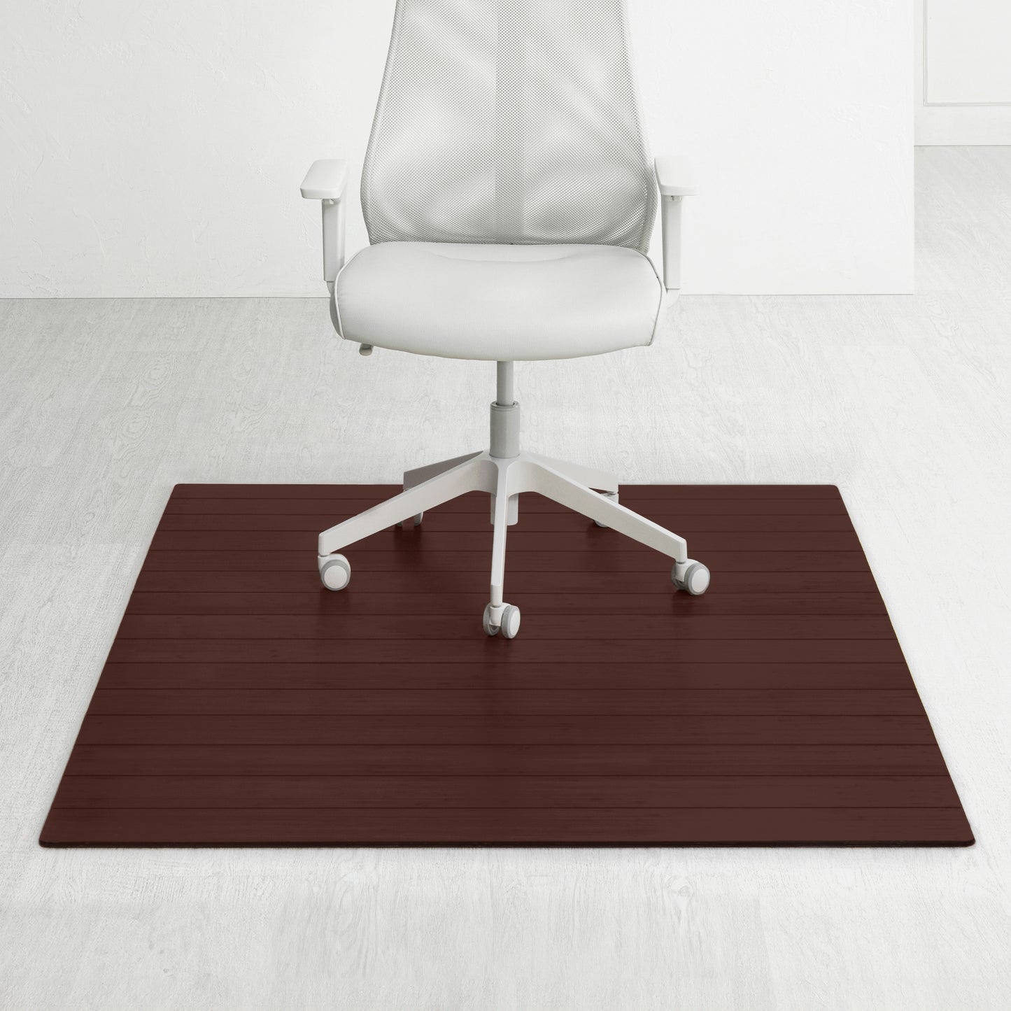 Deluxe Bamboo Chair Mat (No Lip)