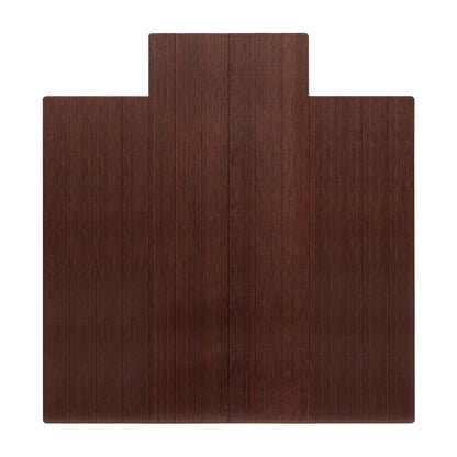 Deluxe Bamboo Chair Mat (With Lip)