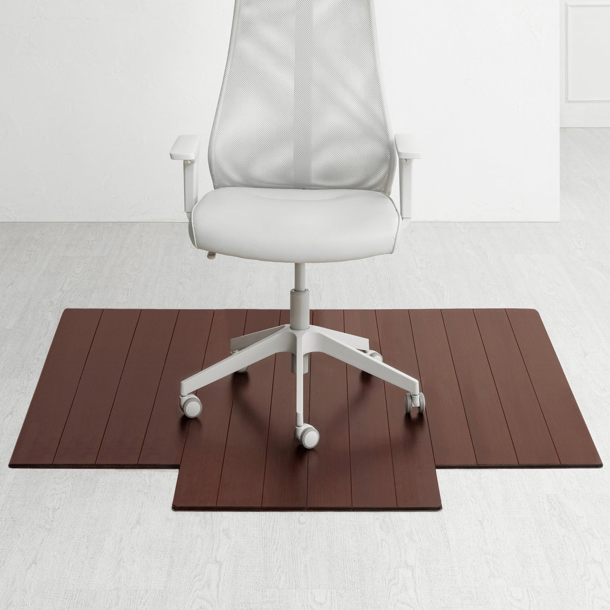 Deluxe Bamboo Chair Mat (With Lip)