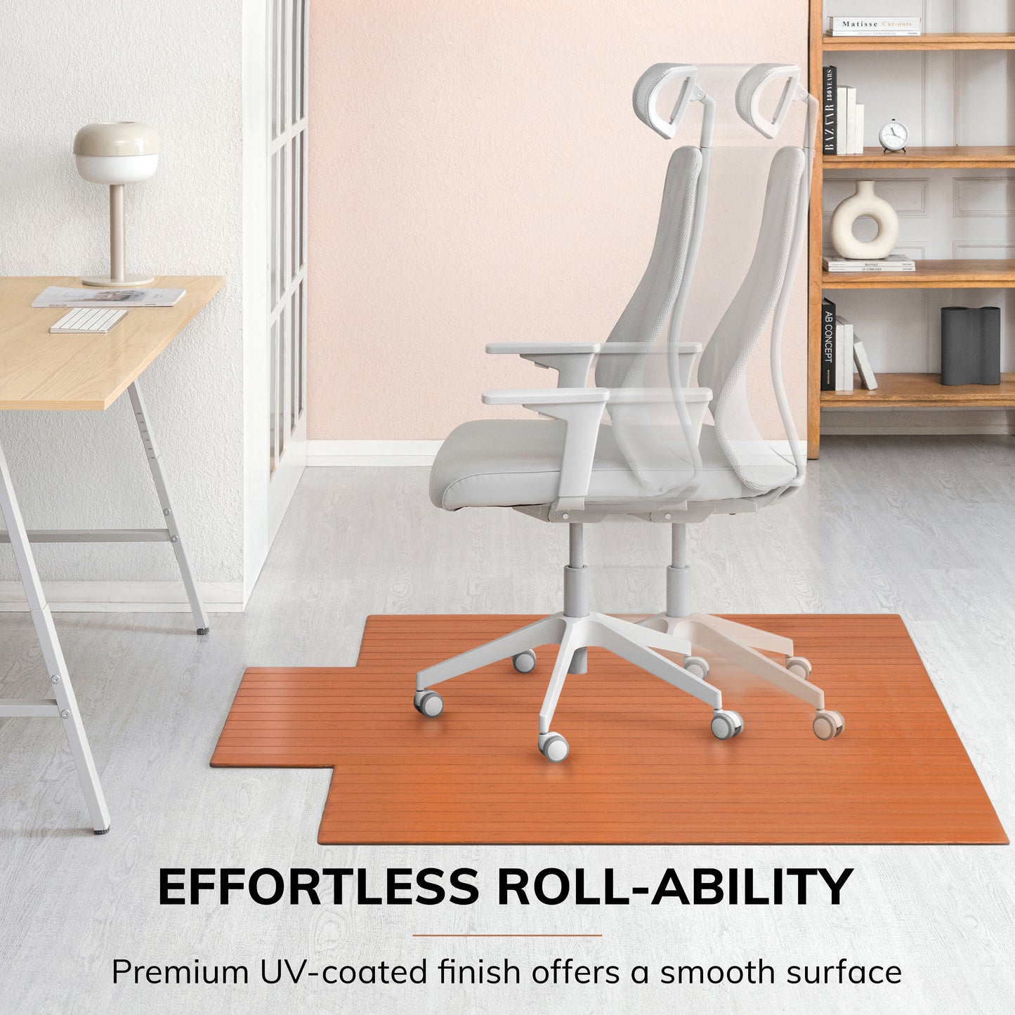 Standard Bamboo Chair Mat (With Lip)