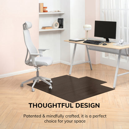 Standard Bamboo Chair Mat (With Lip)