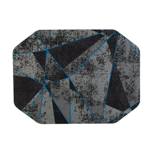 Cracked Ice Blue Gaming Rug'd Chair Mat™
