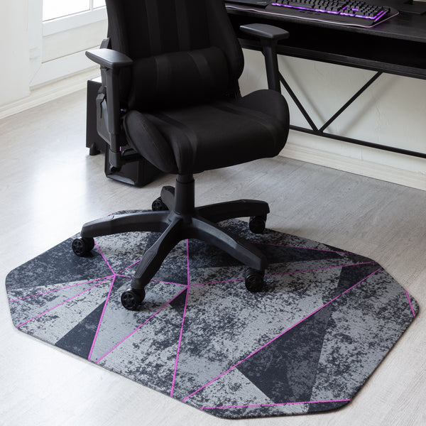 Cracked Ice Purple Gaming Rug'd Chair Mat™