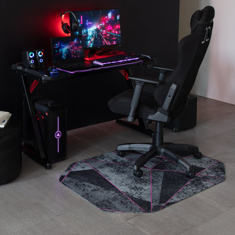 Cracked Ice Purple Gaming Rug'd Chair Mat™