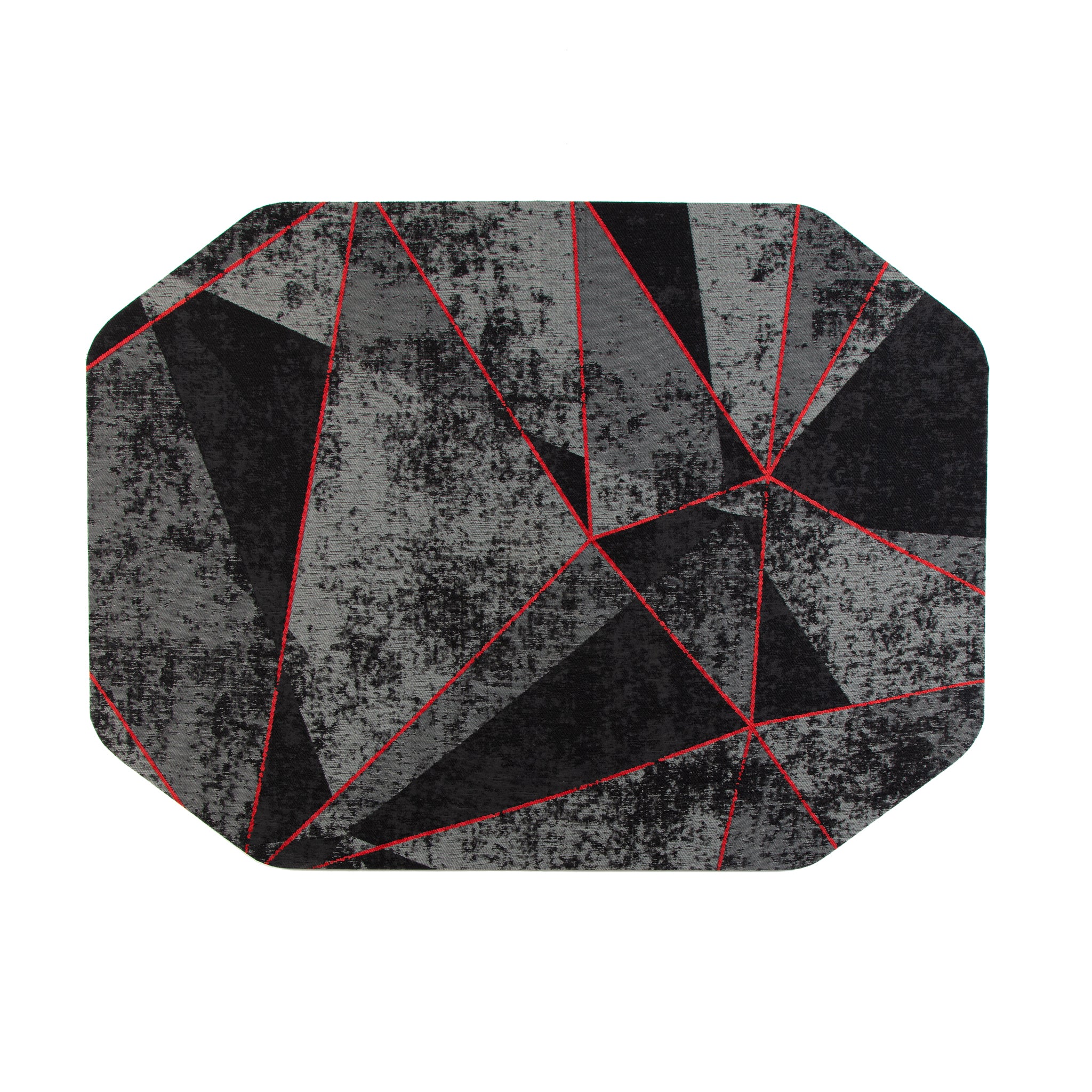 Cracked Ice Red Gaming Rug'd Chair Mat™ – Anji Mountain