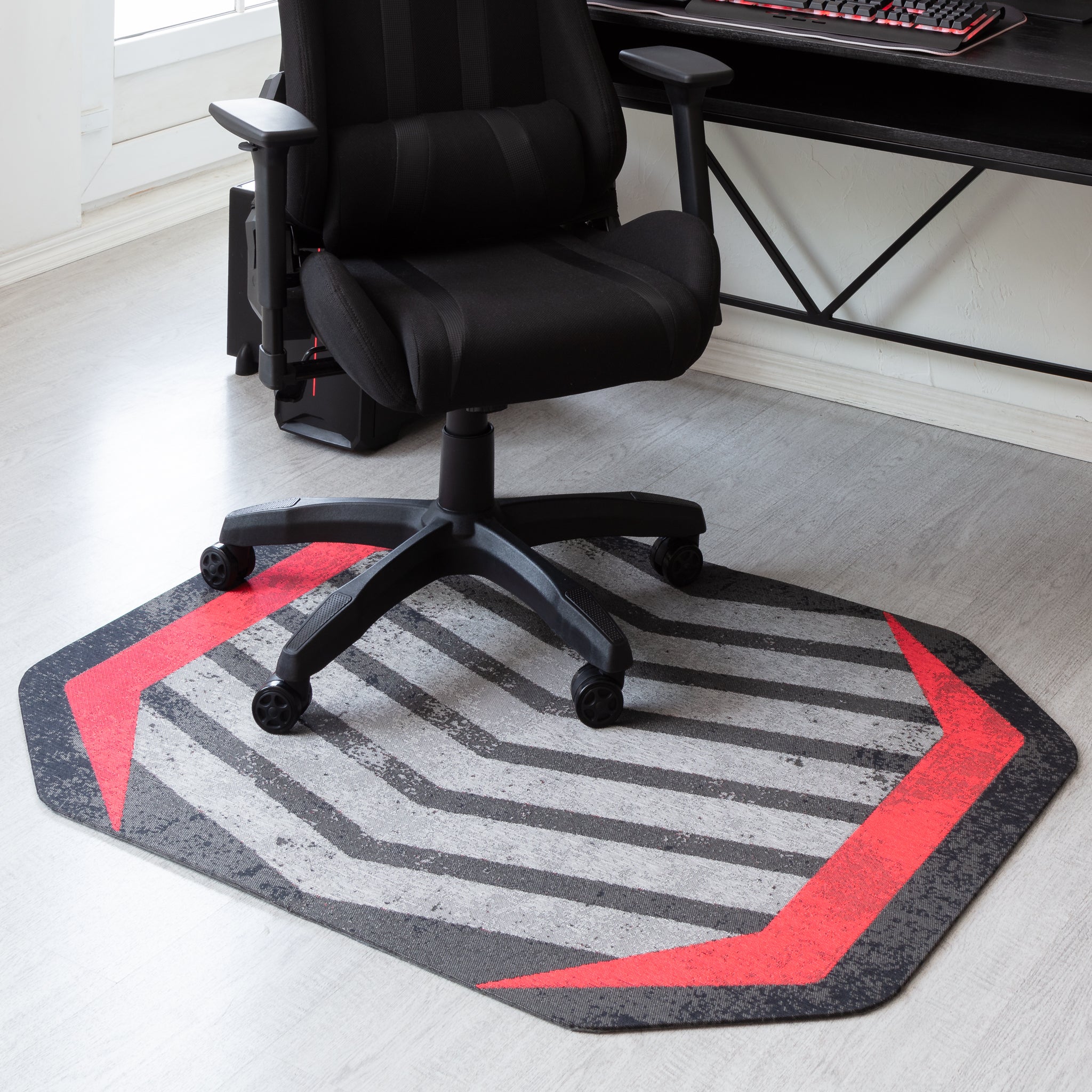 Prizm Red Gaming Rug'd Chair Mat™ – Anji Mountain