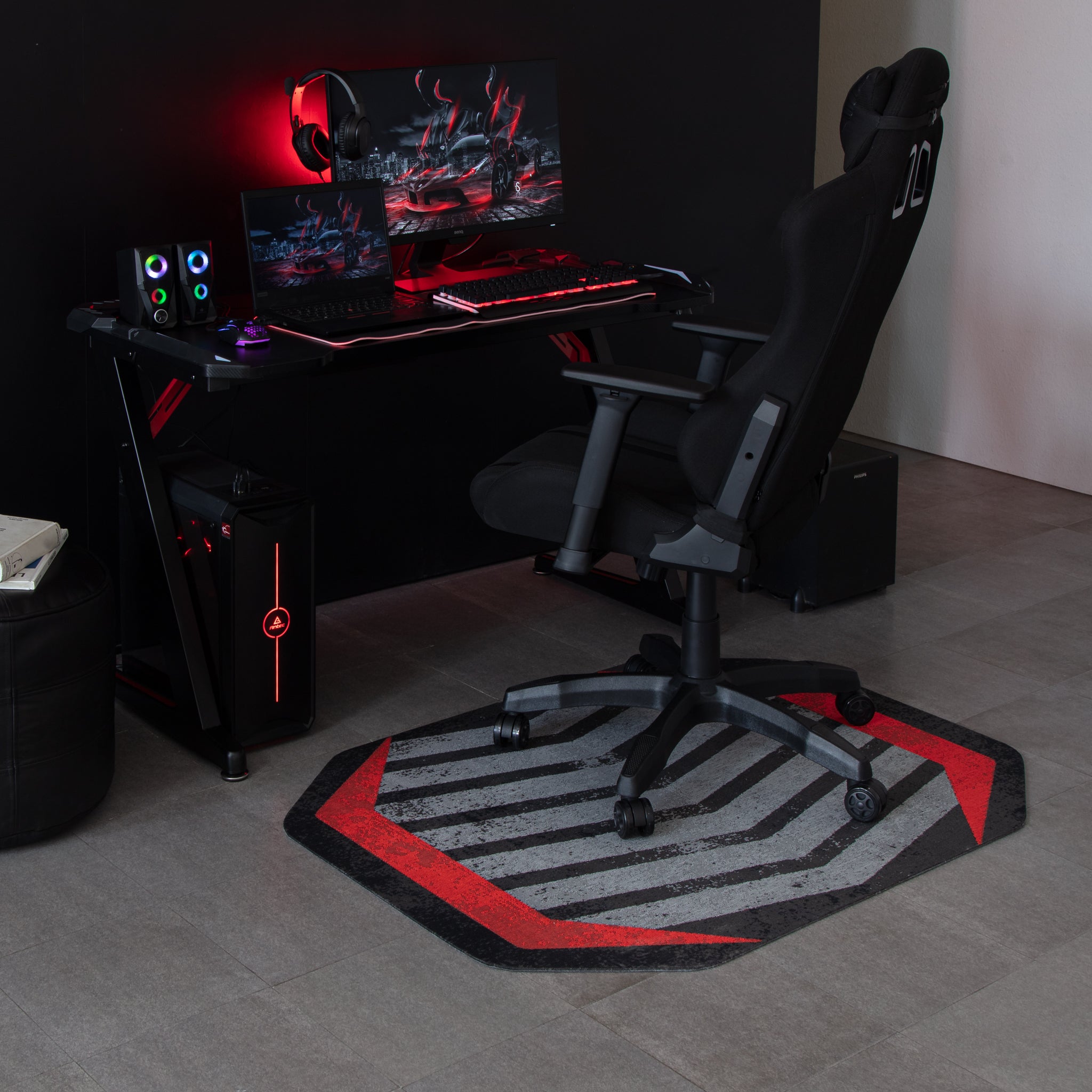 Prizm Red Gaming Rug'd Chair Mat™ – Anji Mountain