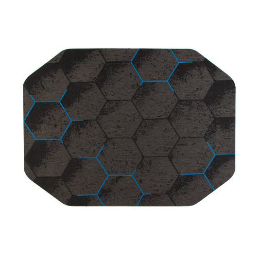 Kaleidoscope Blue Gaming Rug'd Chair Mat™