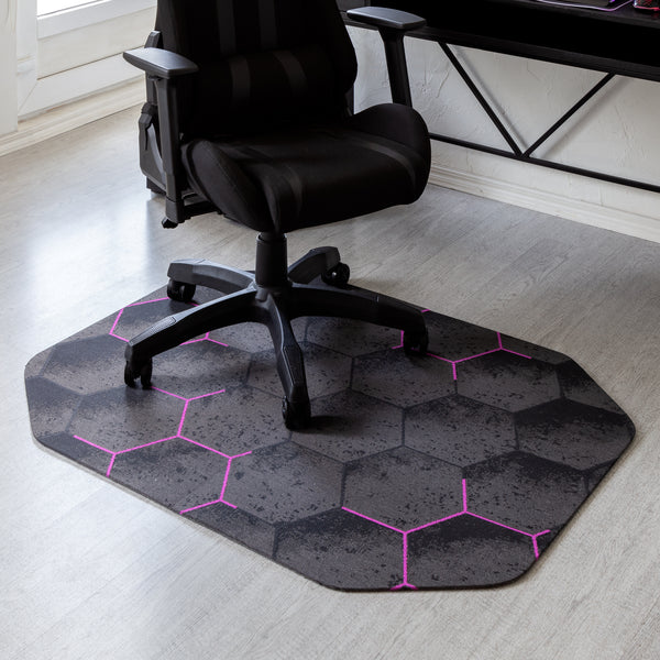 Kaleidoscope Purple Gaming Rug'd Chair Mat™