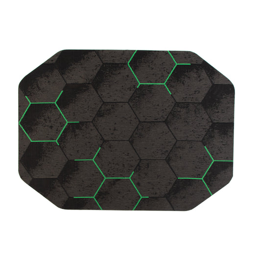 Kaleidoscope Green Gaming Rug'd Chair Mat™