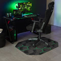 Load image into Gallery viewer, Kaleidoscope Green Gaming Rug&#39;d Chair Mat™