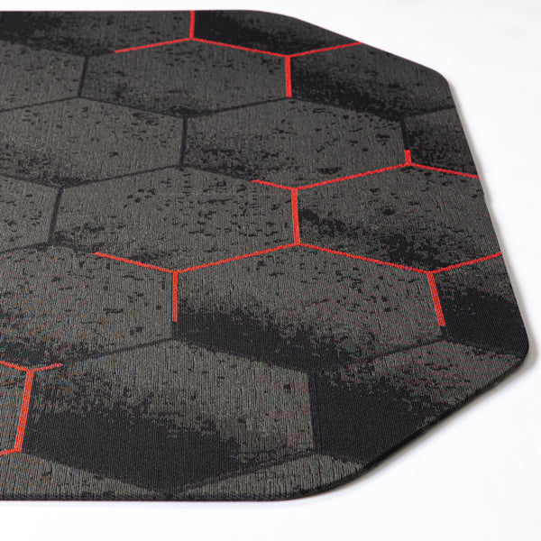 Kaleidoscope Red Gaming Rug'd Chair Mat™ – Anji Mountain