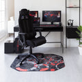 Load image into Gallery viewer, Refracted Red Gaming Rug&#39;d Chair Mat™
