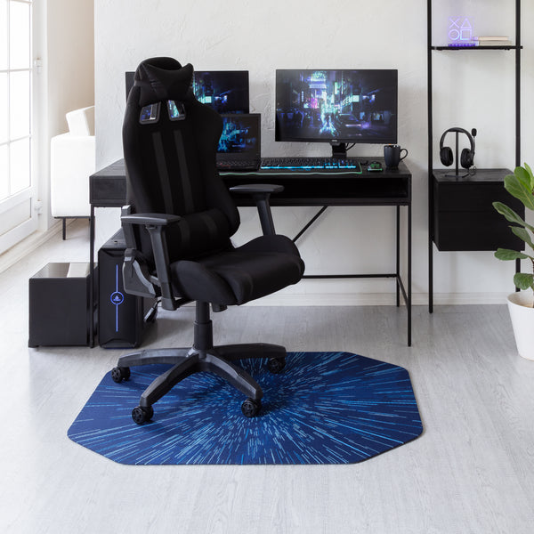 Galaxy Blue Gaming Rug'd Chair Mat™