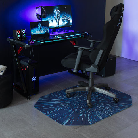 Galaxy Blue Gaming Rug'd Chair Mat™
