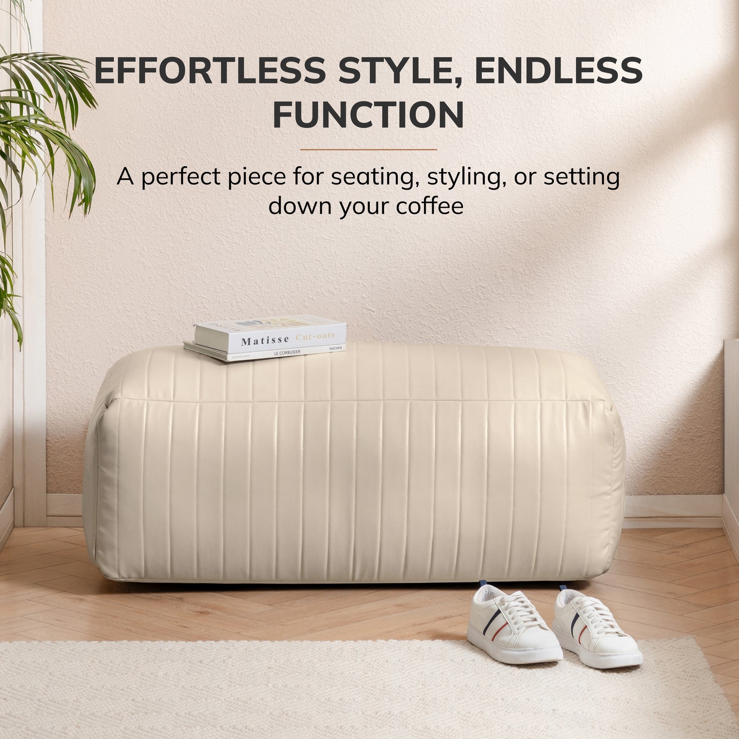 Florence Bench - Cream