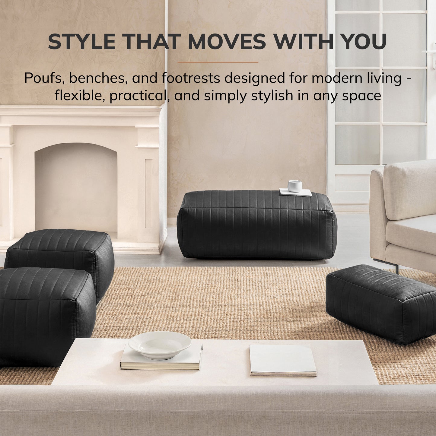 Florence Footrest - Black