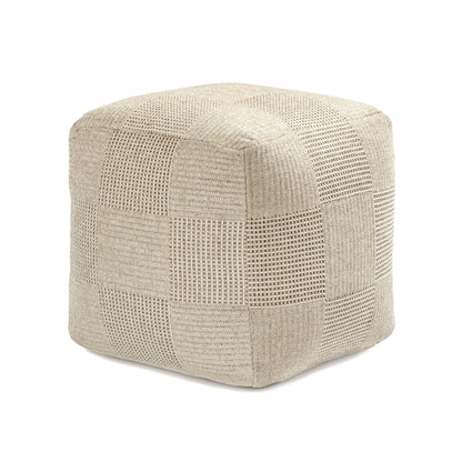 Branford Pouf - Ivory Natural