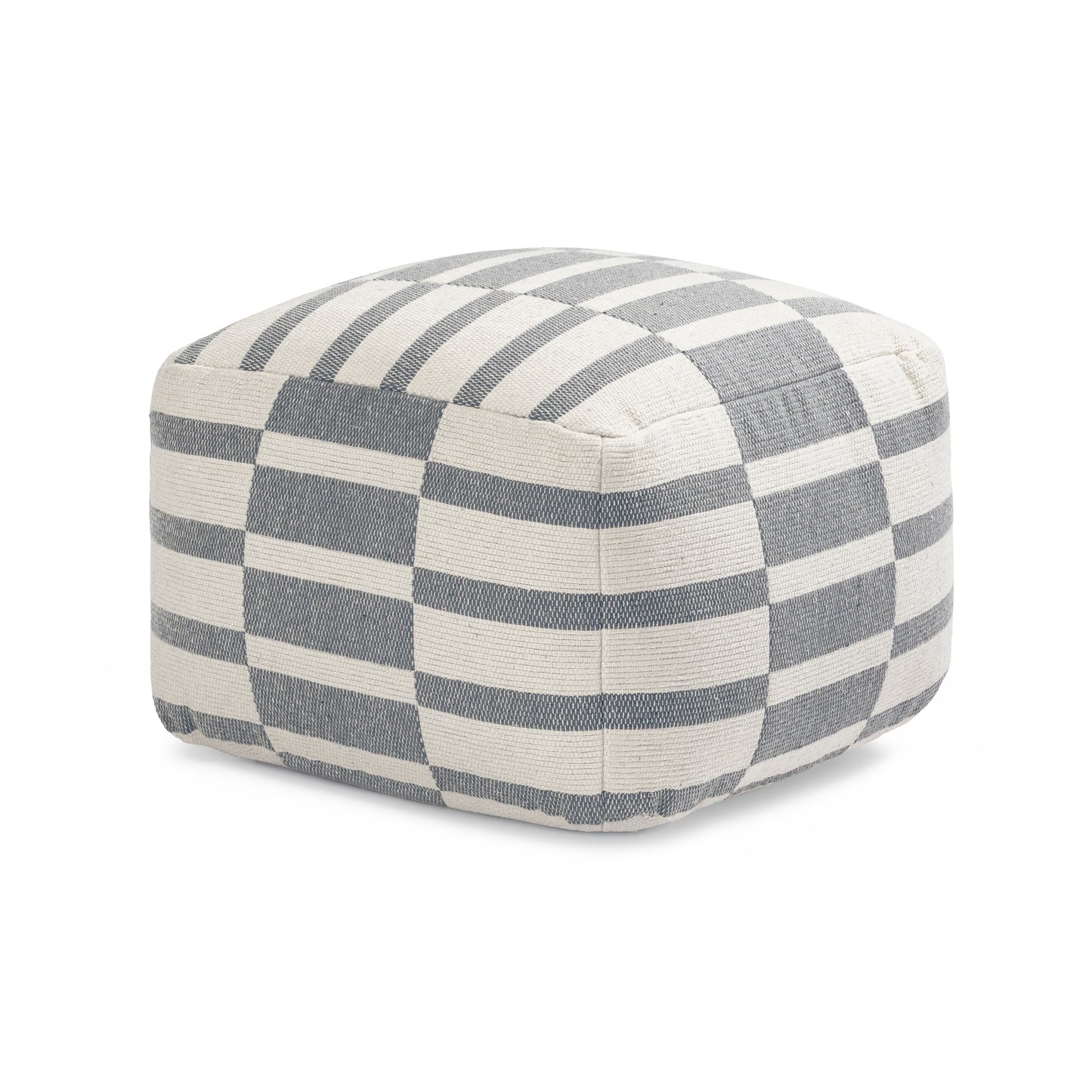 Londontown Pouf - Ivory Gray