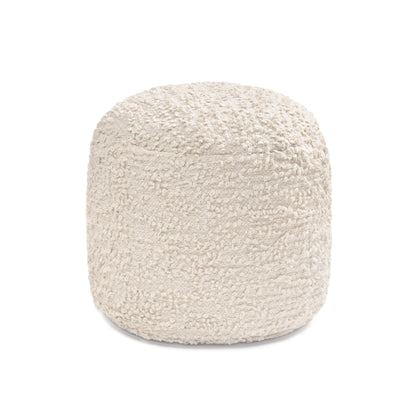 Stratford Pouf - Ivory