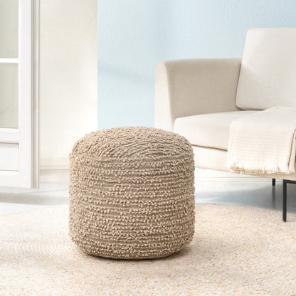 Stratford Pouf - Brown