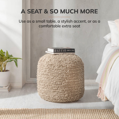 Stratford Pouf - Brown