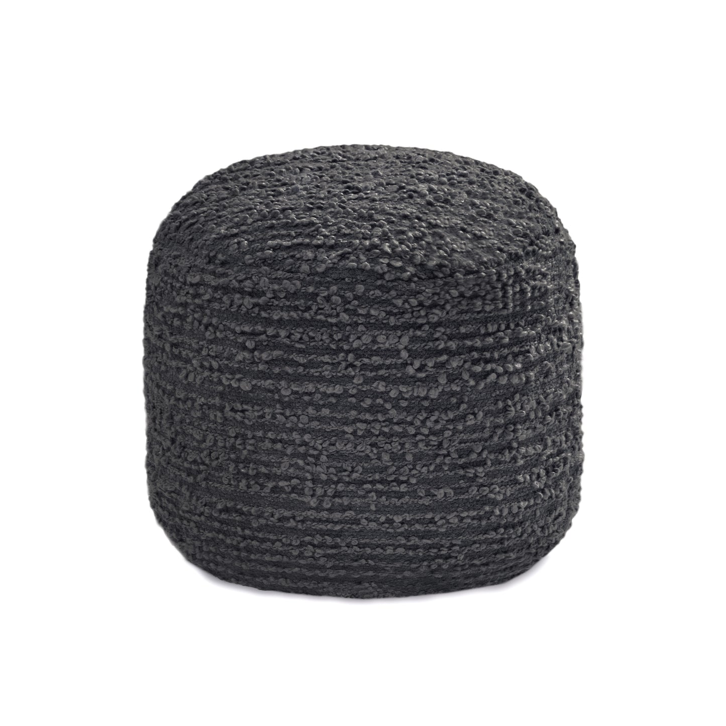 Stratford Pouf - Charcoal