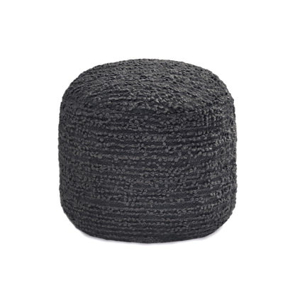 Stratford Pouf - Charcoal