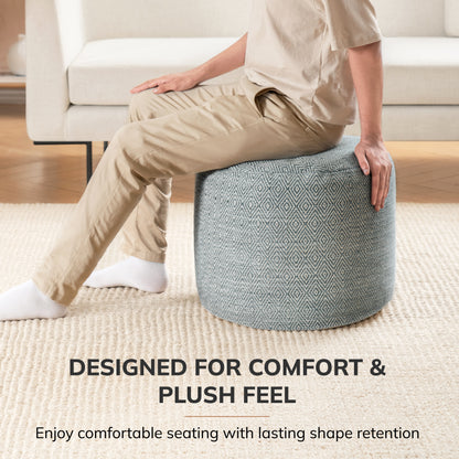 Elkart Pouf - Gray